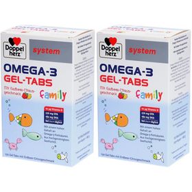 Doppelherz® system OMEGA-3 GEL-TABS family