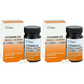 Avitale activplus D3 5000 I.E.+K2 Depot, hochdosierte Depot-Tabletten