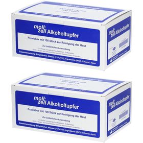 Mollzell® Alkoholtupfer 14 x 14 cm
