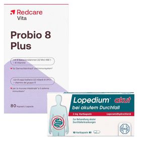 Lopedium® akut 2 mg + Redcare Vita Probio 8 Plus