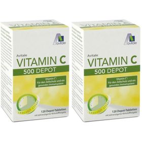 Avitale Vitamin C 500 mg Depot Tabletten mit Langzeitwirkung