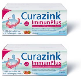 Curazink® ImmunPlus – Veganes Nahrungsergänzungsmittel zur Unterstützung des Immunsystems, Zinkcitrat
