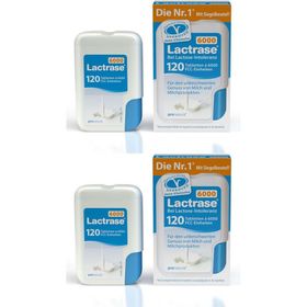 Lactrase® 6,000 - Laktase Mini Tabletten bei Laktoseintoleranz, Klickspender