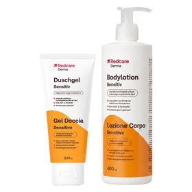 Redcare Derma Bodylotion Sensitiv + Redcare Derma Duschgel Sensitiv