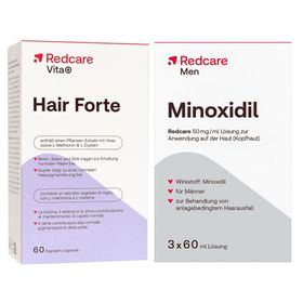  Redcare Minoxidil 50 mg/ml für Männer + Redcare Vita+ Hair Forte