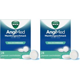 WICK AngiMed Mentholgeschmack 5 mg/1 mg Lutschtabletten