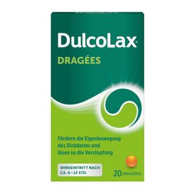 DulcoLax Dragées gegen Verstopfung | Abführmittel mit Bisacodyl | Befreien planbar | Wirken nach ca. 6-12 Sunden