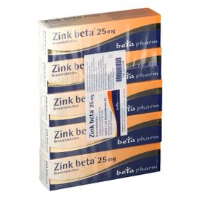 Zink beta® 25 Brausetabletten
