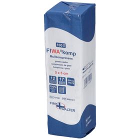FIWA® komp Mullkompressen, unsteril 5 x 5 cm