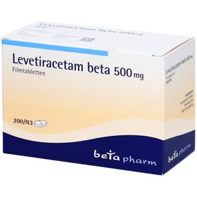 LEVETIRACETAM beta 500 mg Filmtabletten