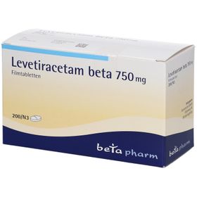 LEVETIRACETAM beta 750 mg Filmtabletten