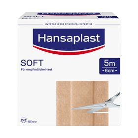 Hansaplast® Soft 6 cm x 5 m Rolle - Jetzt 20% mit Code "hp20" sparen*