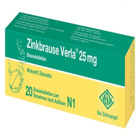 Zinkbrause Verla® 25 mg Brausetabletten