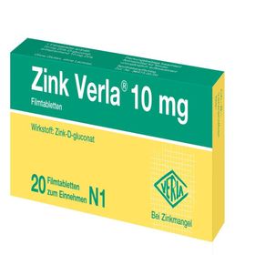 Zink Verla® 10 mg Filmtabletten