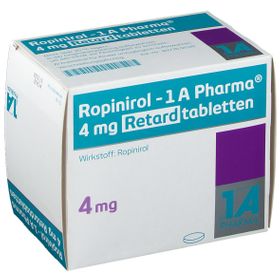 Ropinirol - 1 A Pharma® 4 mg Retardtabletten