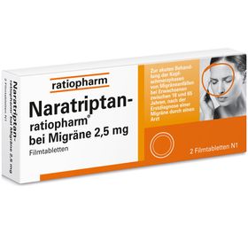Naratriptan-ratiopharm® bei Migräne 2,5 mg