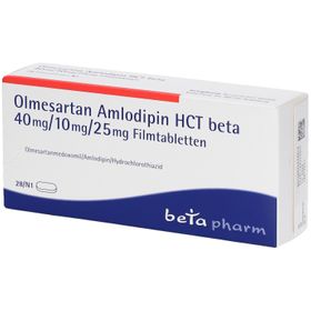 Olmesartan Amlodipin HCT beta 40 mg/5 mg/25 mg