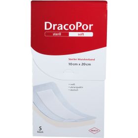 DracoPor Soft weiß 10 x 20 cm steril