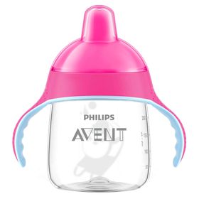 Philips® AVENT Becher mit Trinkschnabel pink 260 ml
