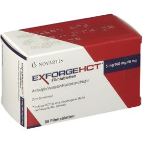 Exforge HCT 5 mg/160 mg/25 mg