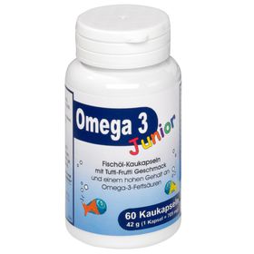 Omega 3 Junior Fischöl-Kaukapseln