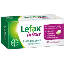 Lefax® intens Flüssigkapseln bei Blähungen und Völlegefühl