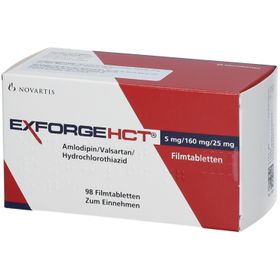 Exforge HCT 5 mg/160 mg/25 mg