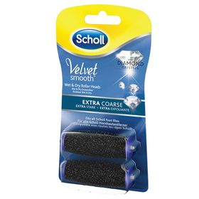 Scholl Velvet Smooth Pedi Wet & Dry Ersatzrollen Diamantpartikel extra stark