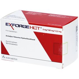 Exforge HCT 5 mg/160 mg/12,5 mg