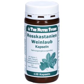 Rosskastanien Weinlaub Kapseln