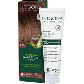 LOGONA Naturkosmetik Pflanzen-Haarfarbe Creme 230 Maronenbraun