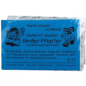 aluderm® -aluplast Kinder-Pflaster Bunte Clowns + Indianer