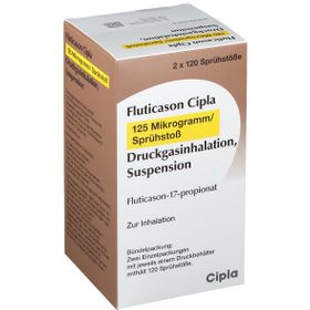 Fluticason Cipla 125 Mikrogramm/Sprühstoß