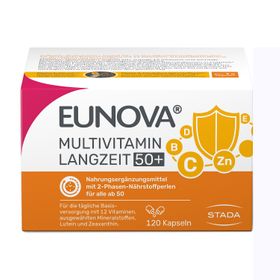 EUNOVA® Langzeit 50+ - Multivitaminpräparat für Menschen ab 50 Jahren