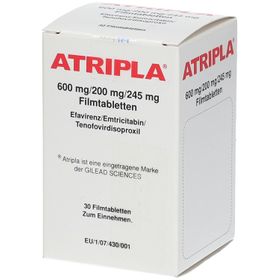 Atripla 600 mg/200 mg/245 mg