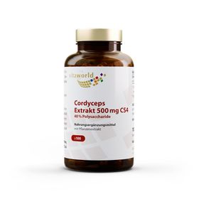 Cordyceps Extrakt CS4 500 mg, 40% Polysaccharide Kapseln