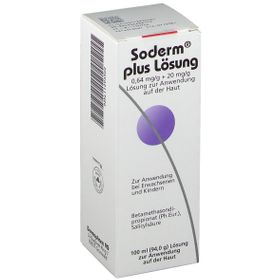 Soderm® Plus Lösung 0,64 mg/g + 20 mg/g