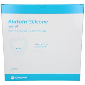 BIATAIN® Silicone Schaumverband Sakrum 25 x 25 cm