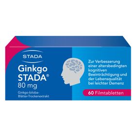 Ginkgo Biloba STADA® 80 mg bei Gedächtnis- und Konzentrationsstörungen