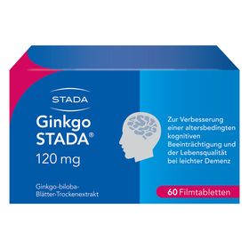 Ginkgo Biloba STADA® 120 mg bei Gedächtnis- und Konzentrationsstörungen