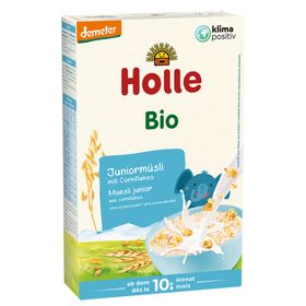 Holle Bio Juniormüsli Mehrkorn mit Cornflakes ab dem 10. Monat