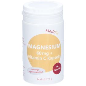 MediFit MAGNESIUM 60mg + Vitamin C Kapseln