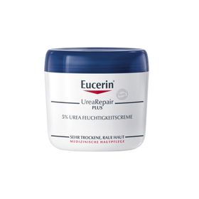 Eucerin® UreaRepair PLUS Feuchtigkeitscreme 5% – Pflegecreme für trockene bis sehr trockene Haut + Aquaphor Protect & Repair Salbe 7ml GRATIS