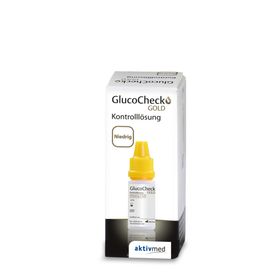 GlucoChek GOLD Kontrolllösung niedrig