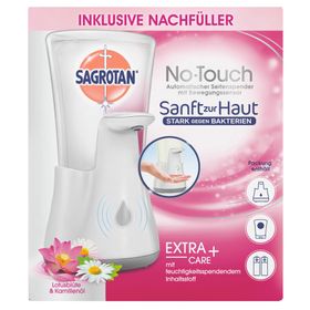 SAGROTAN® No-Touch Starter Set weiß Extra care Lotusblüte & Kamillenöl