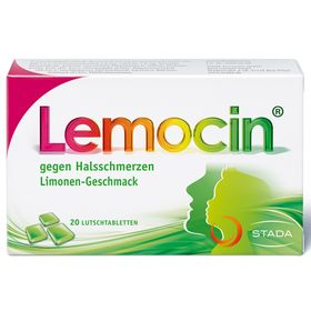 Lemocin® gegen Halsschmerzen Limettengeschmack ab 5 Jahren