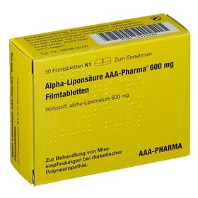 Alpha-Liponsäure AAA-Pharma® 600 mg