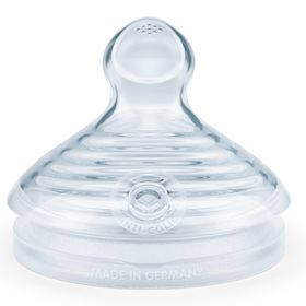 NUK Nature Sense Silikonsauger für dickflüssige Nahrung, 6-18 Monate