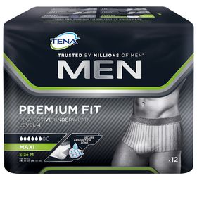 TENA MEN Premium Fit Protective Underwear Level 4 M