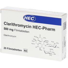 Clarithromycin HEC-Pharm 500 mg